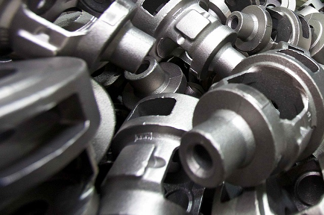Shiny steel parts